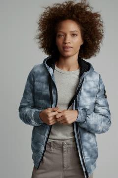 Chamarras Canada Goose Mujer Mexico - Richmond Chaqueta De Plumas Black Label Azules YO9536248